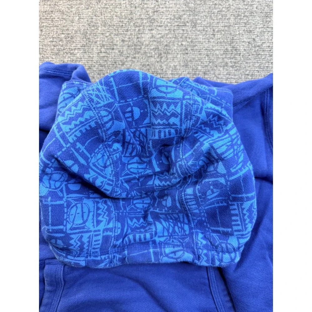 Nike Air Mens Large Blue Short Sleeve Hoodie Pullover Graphic Sweatshirt 665926